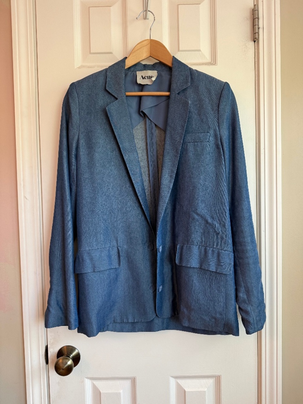 ACNE STUDIOS Blake denim blazer . 36